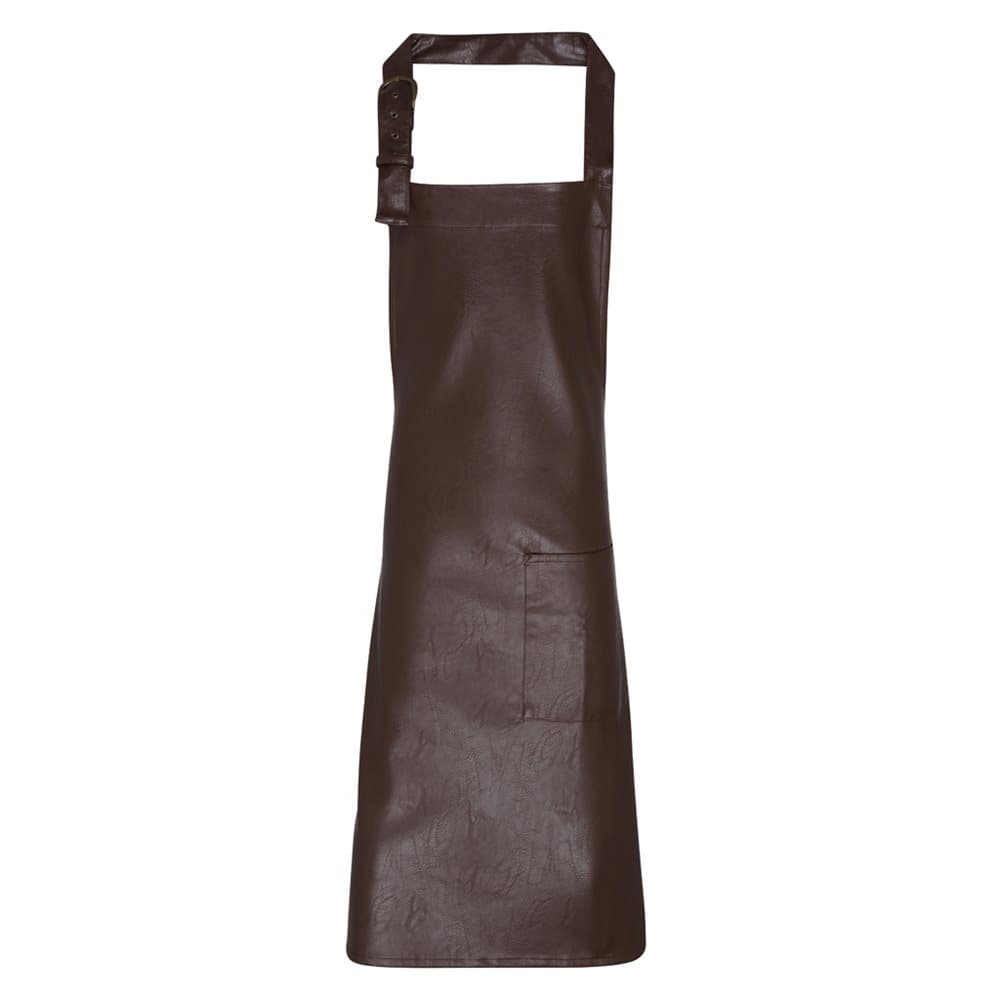 Premier Faux Leather Bib Apron