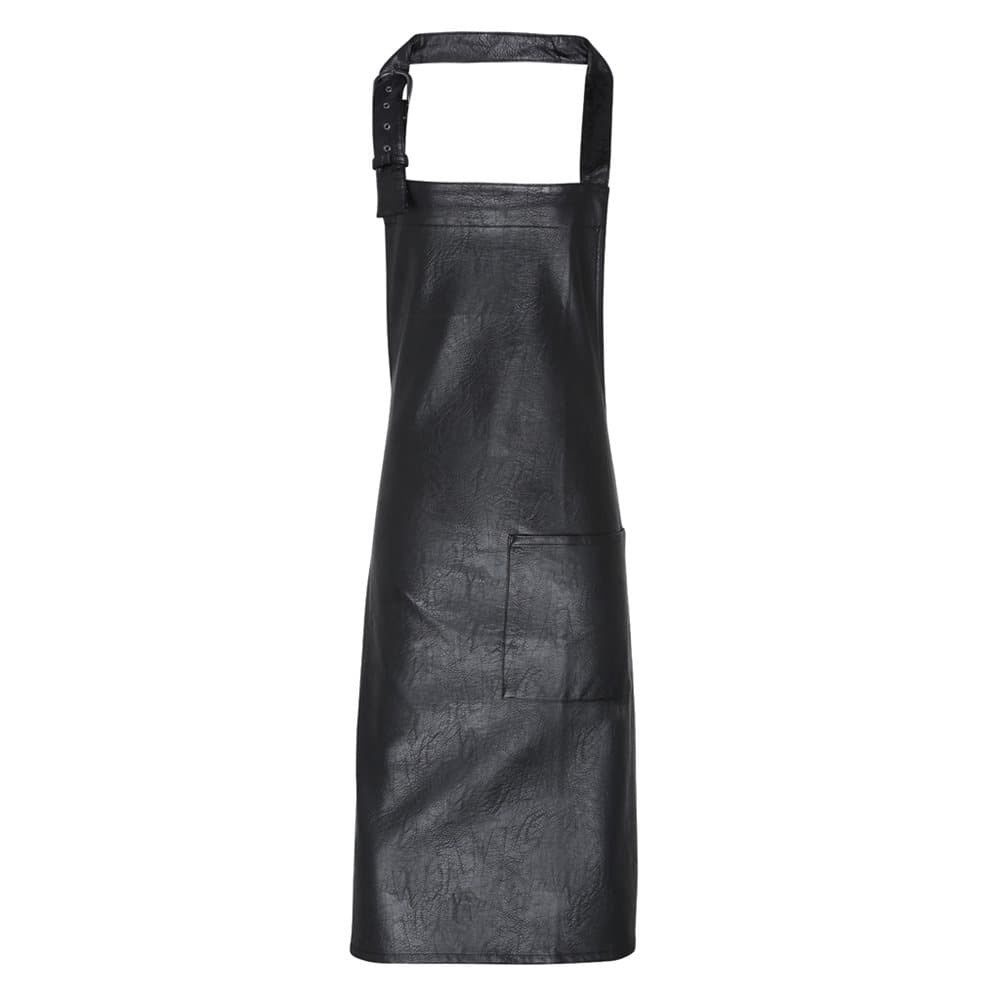 Premier Faux Leather Bib Apron