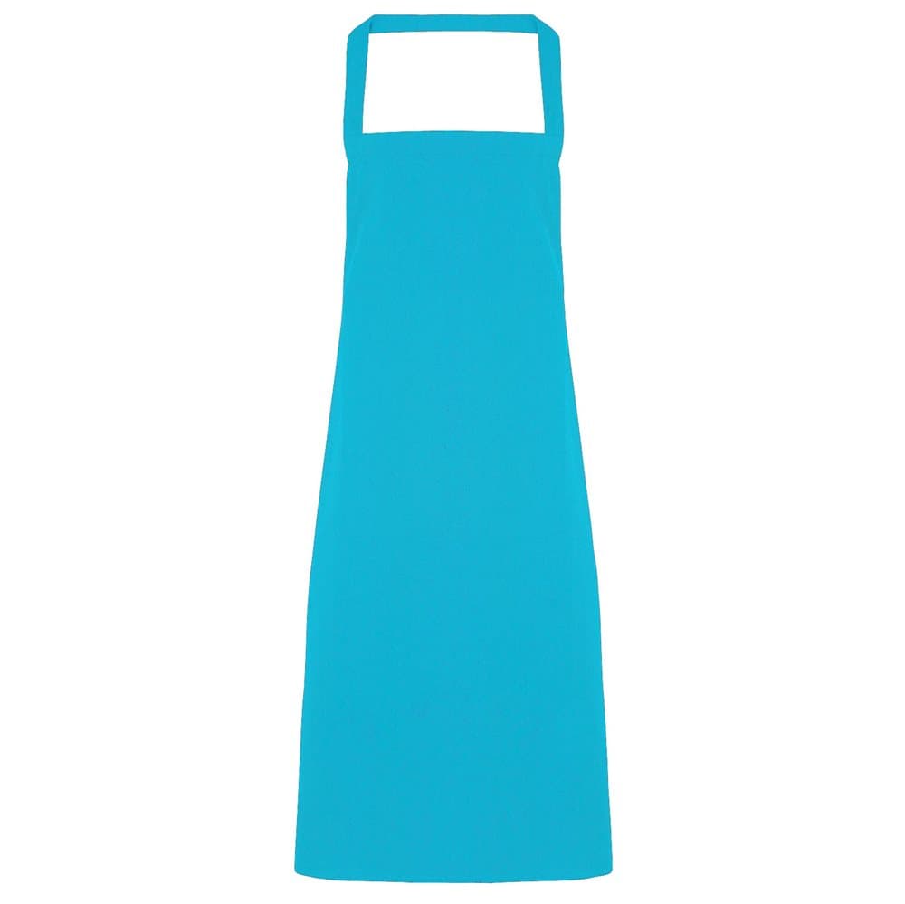 Premier Ladies/Womens Slim Apron (no Pocket) / Workwear (Pack of 2)
