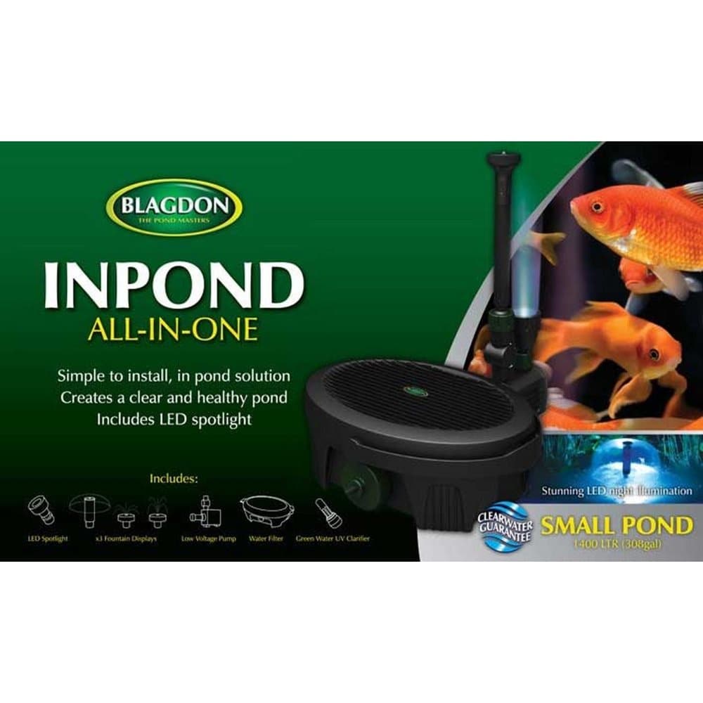 Interpet Limited Blagdon Inpond All-In-One Small Pond Set (UK Plug)