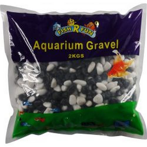 Bild av Fish ´R´ Fun Coated Aquarium Gravel Black & White