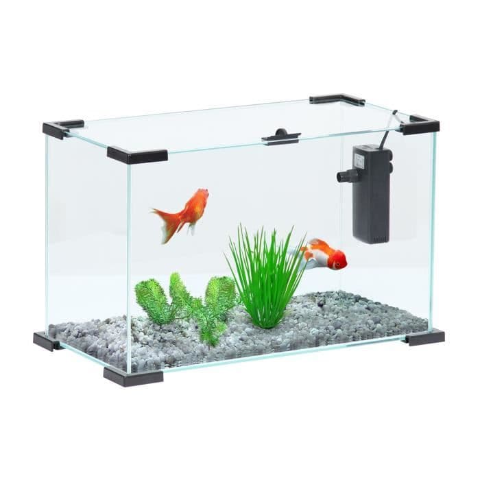ZOLUX Nanolife First Aquarium med filter - 18,5 L - 40 x 20 x 25 cm - Svart