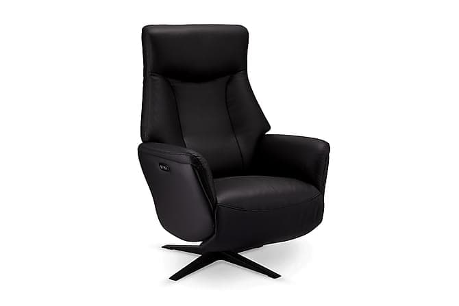 BURLAWN Reclinerlenestol Laer Svart
