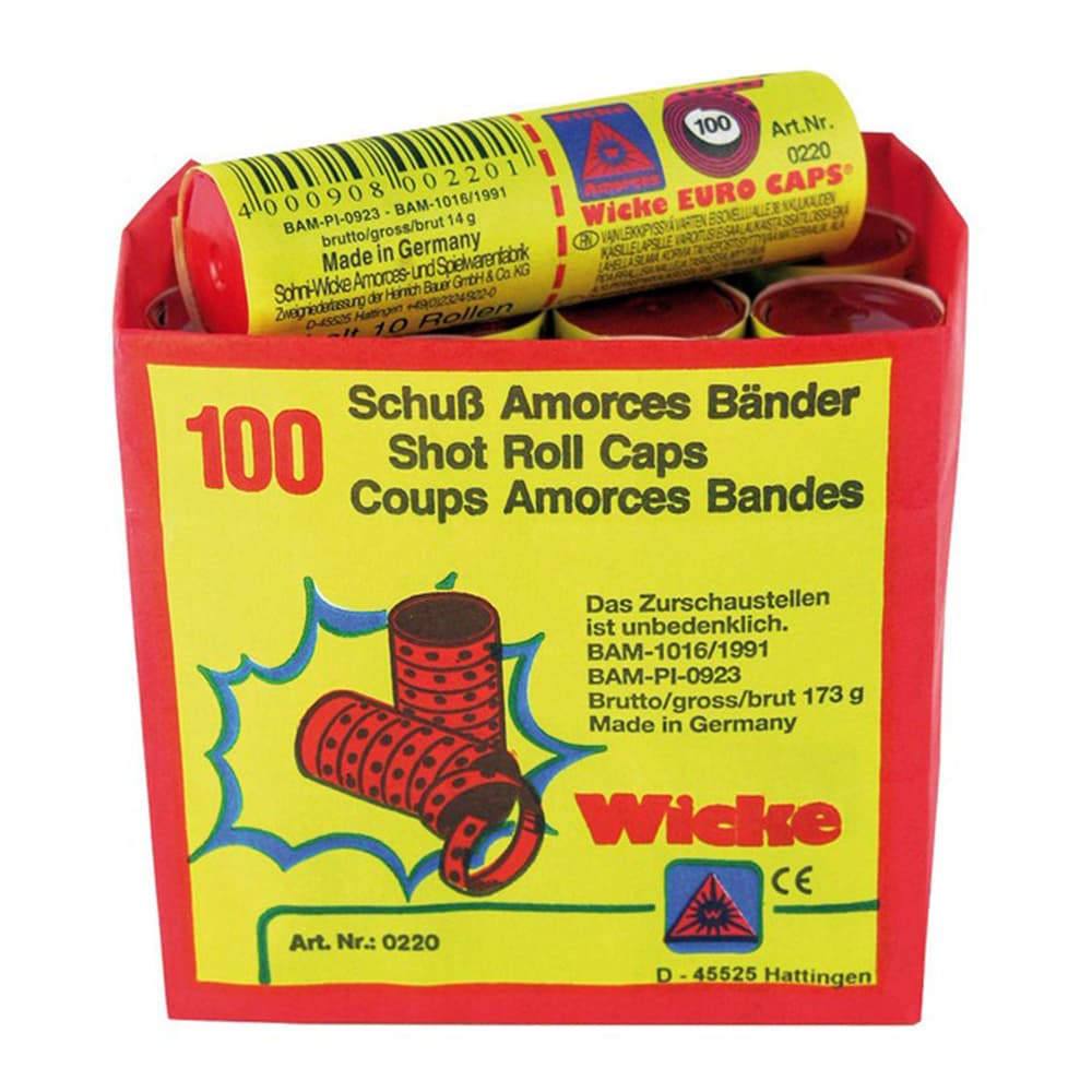 Kruttlapper 100 skudd