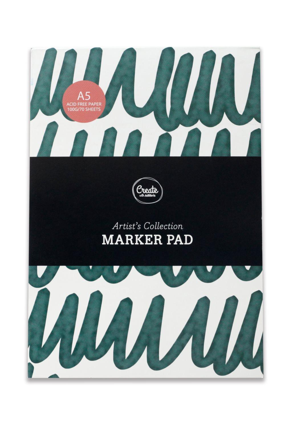 Adlibris Marker Block A5 70 ARK 100G Artist Collection