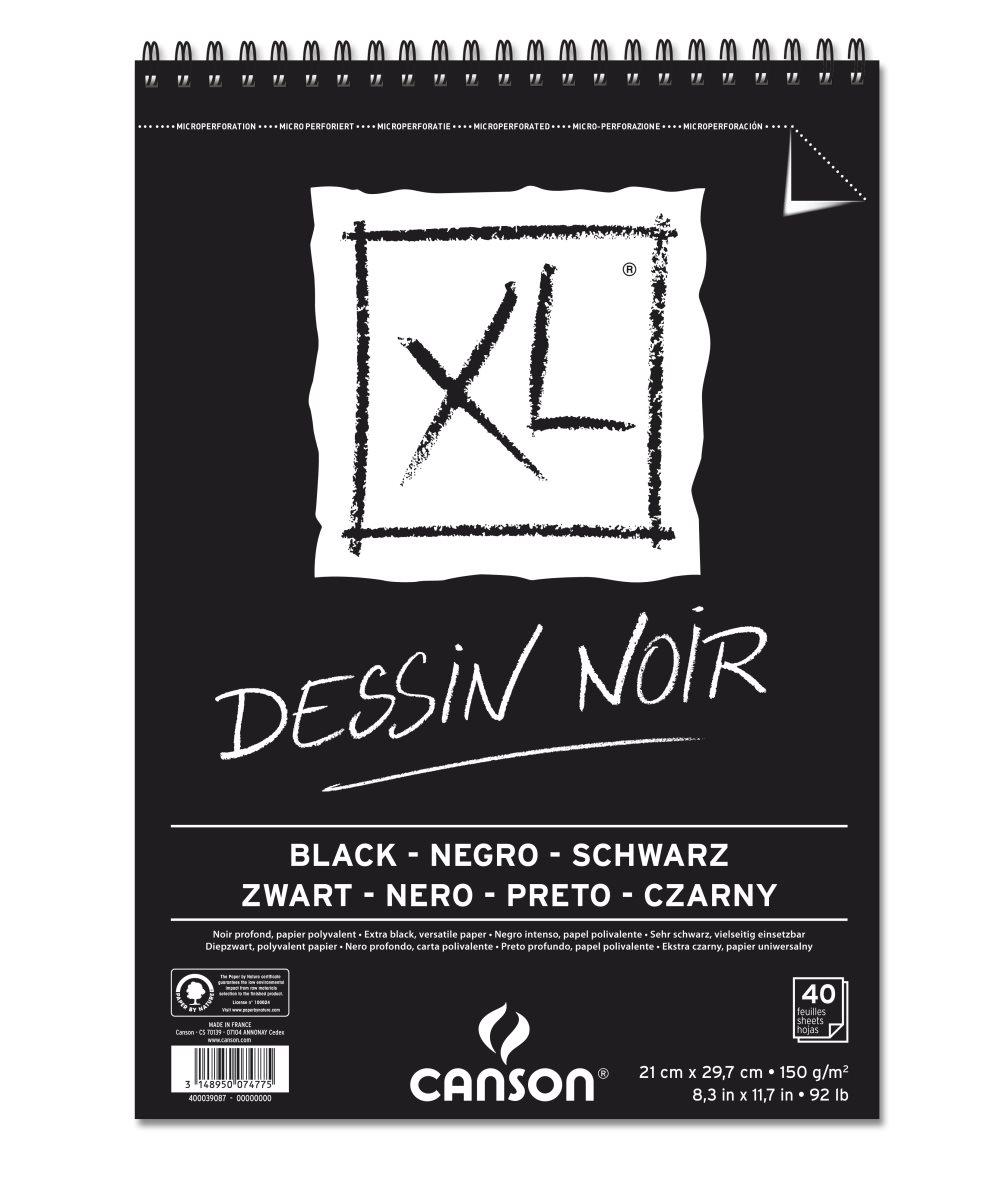 Canson XL Dessin Noir 40 ark 150 gr A4