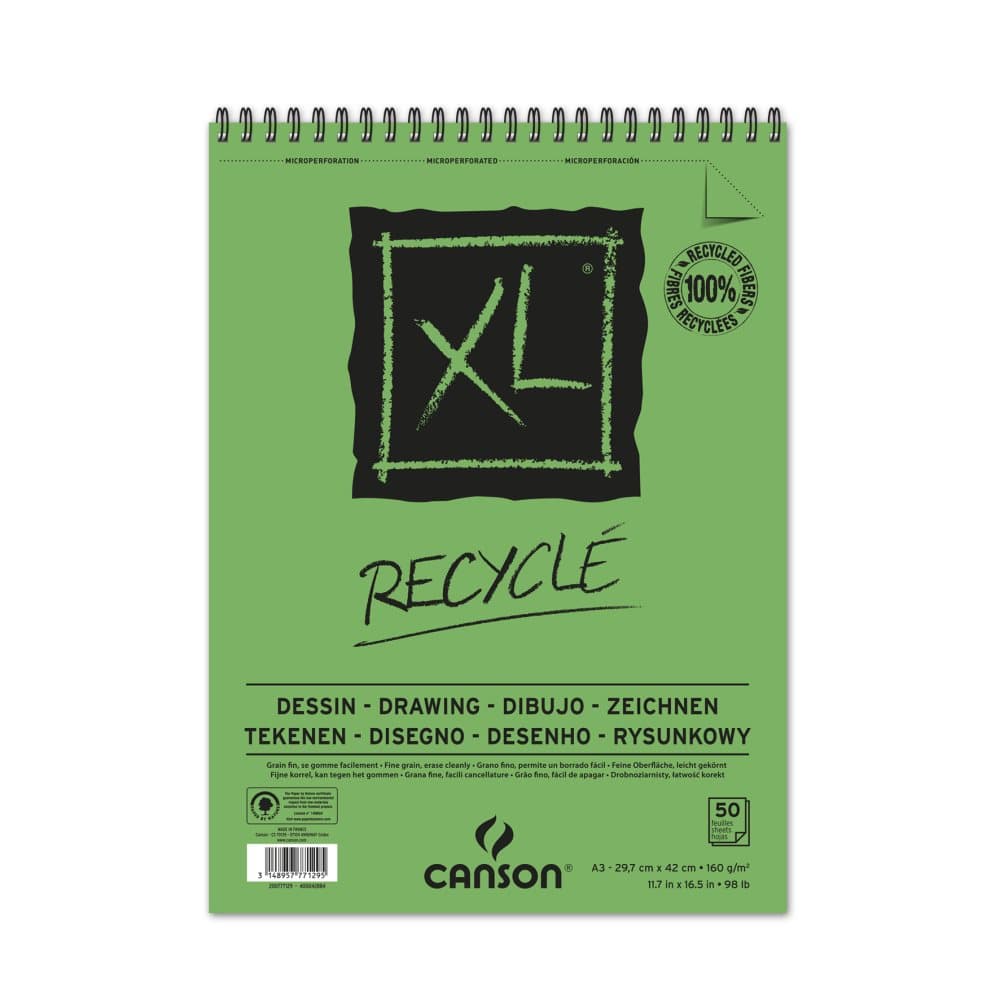 Canson XL Recyclé 50 ark 160 gr A3