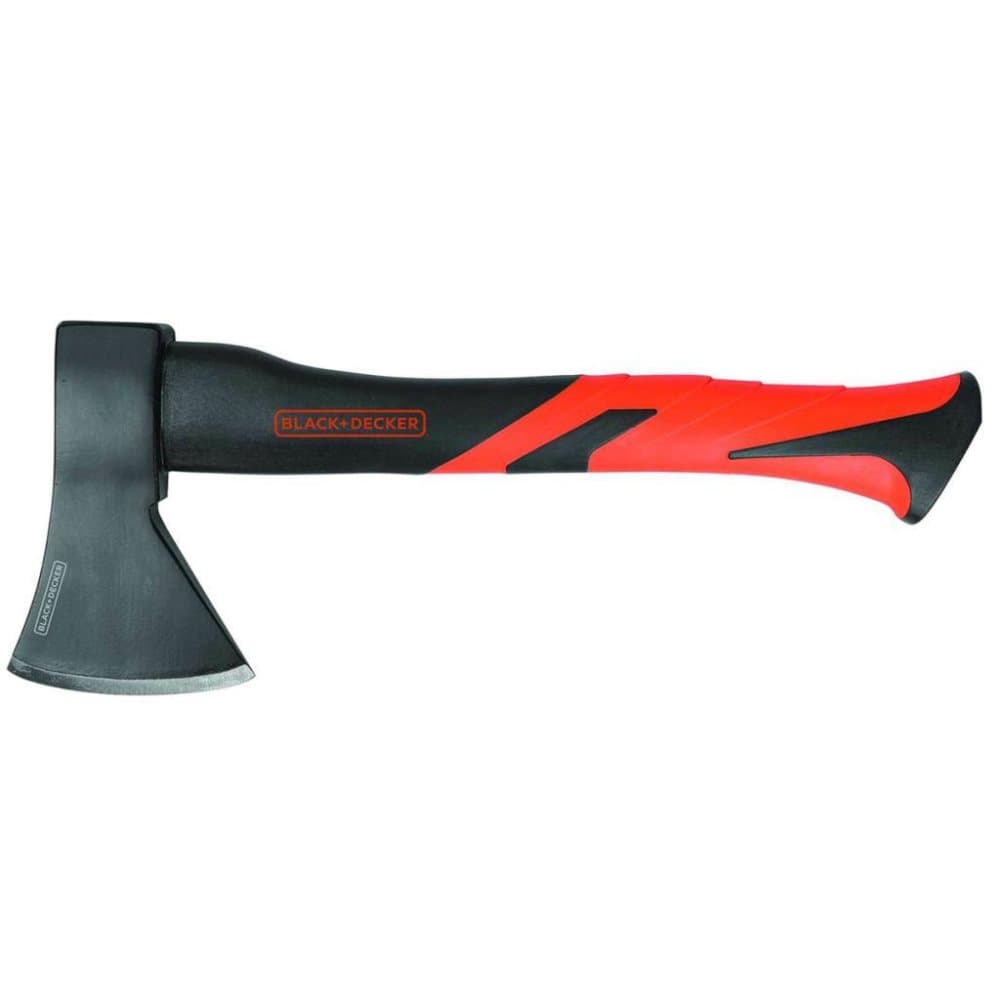 BLACK+DECKER Øks med glassfiberhåndtak 36,5 cm 33536