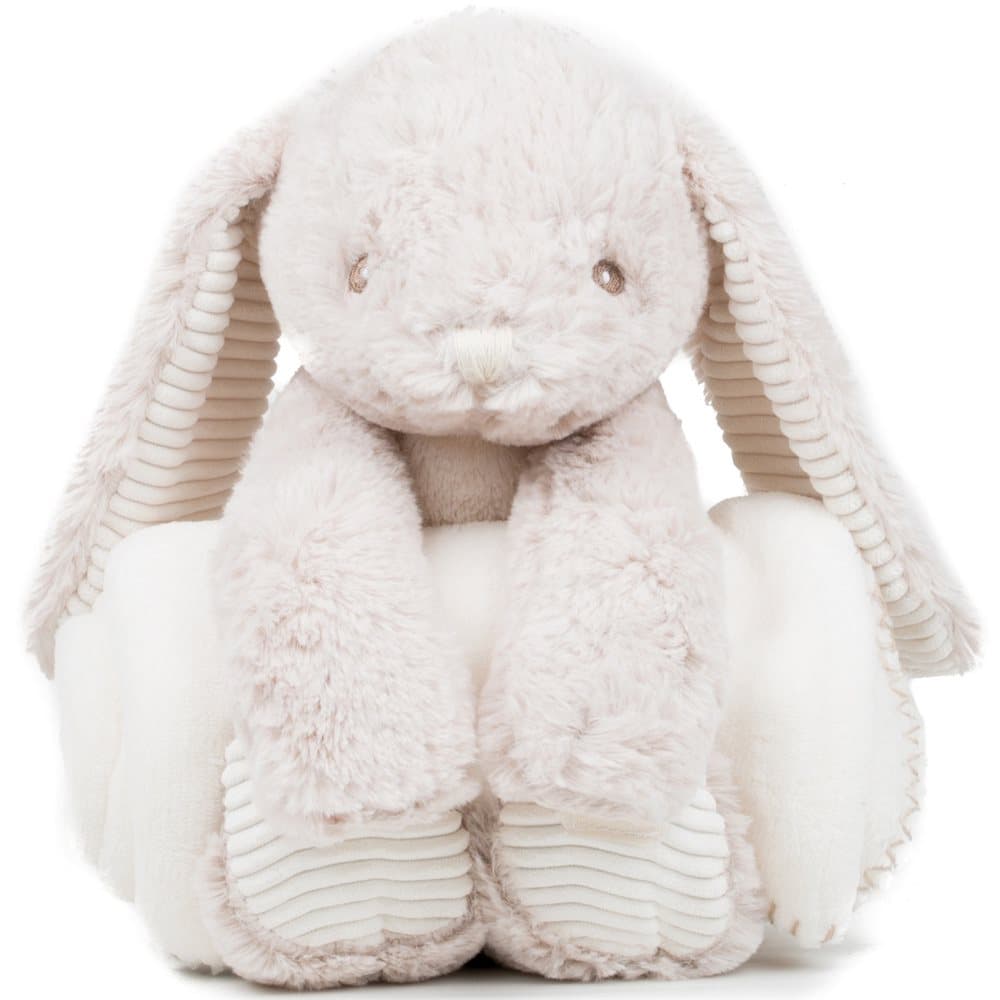 Mumbles Childrens/Kids Cute Plush Rabbit Toy With Blanket
