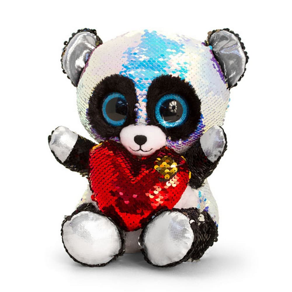 Keel Toys Glitter Motsu Heart Panda Plush Toy