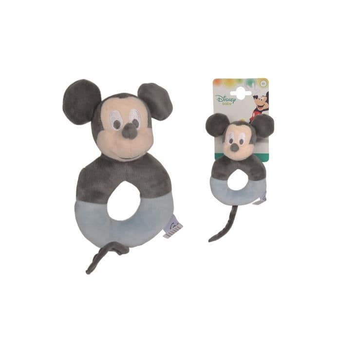 DISNEY Tonal Mickey Blue Rattle