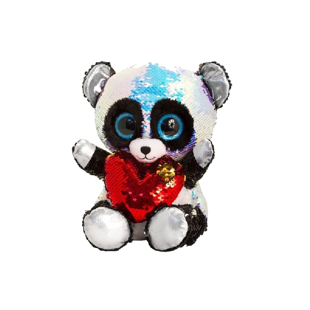 Keel Toys Panda Glitter Motsu With Heart
