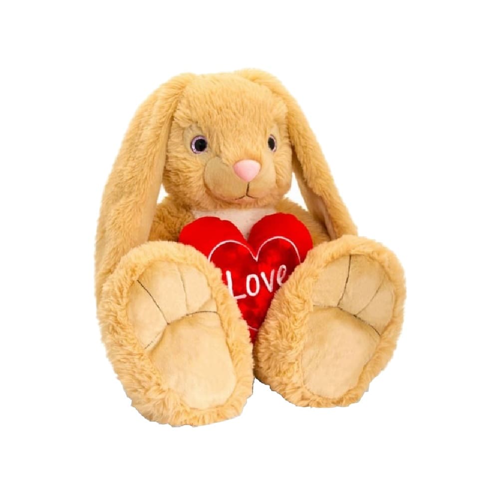 Keel Toys Floppy Eared Bunny With Heart