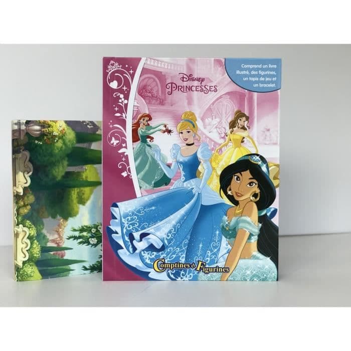 DISNEY PRINSESSER 12 figurer og en playmat - 10-siders indbundet bog - Editions Phidal