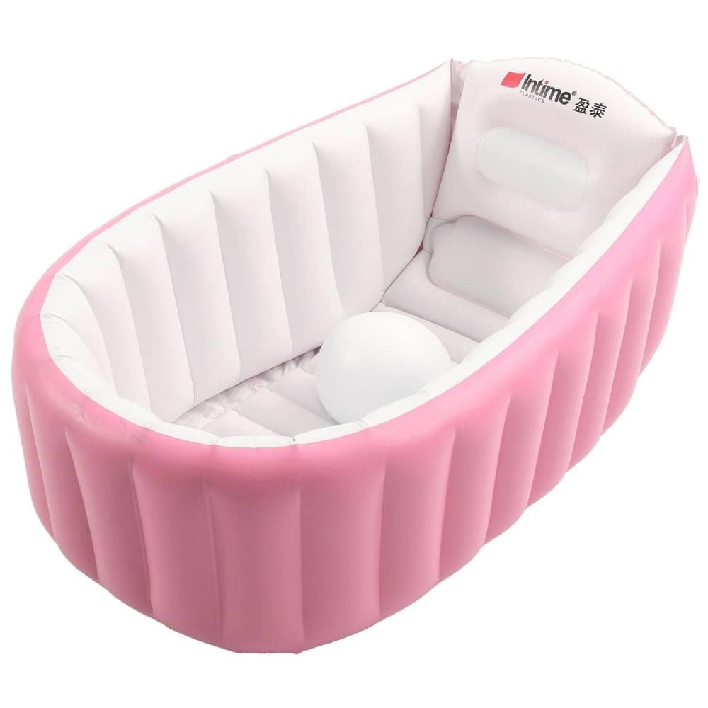 Oppblåsbart Badekar til Baby - Rosa