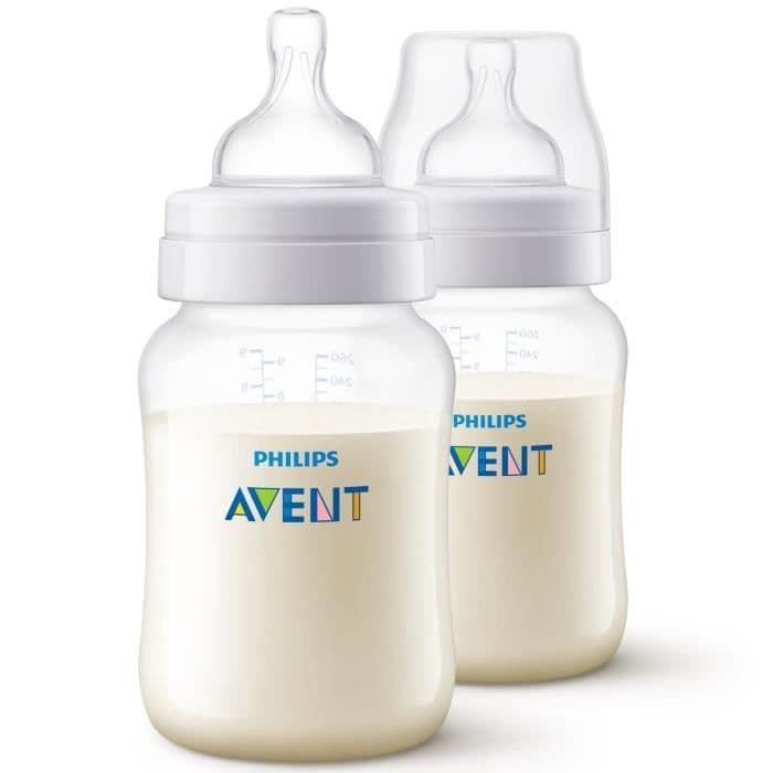 PHILIPS AVENT Sæt med 2 flasker antikolik - antikollic system - 260 ml