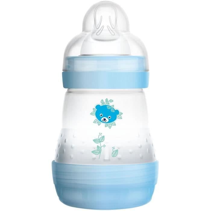 MAM Easy Start -koliikkopullo - 160ml - 0 - 6 kuukautta - Flow Teat 1 - Sininen