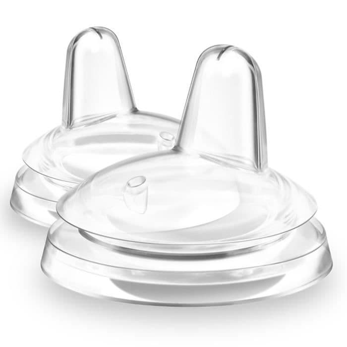 Phlips Avent SCF745 / 00 2 Pehmeät silikoniset suukappaleet, jotka suojaavat ikenet