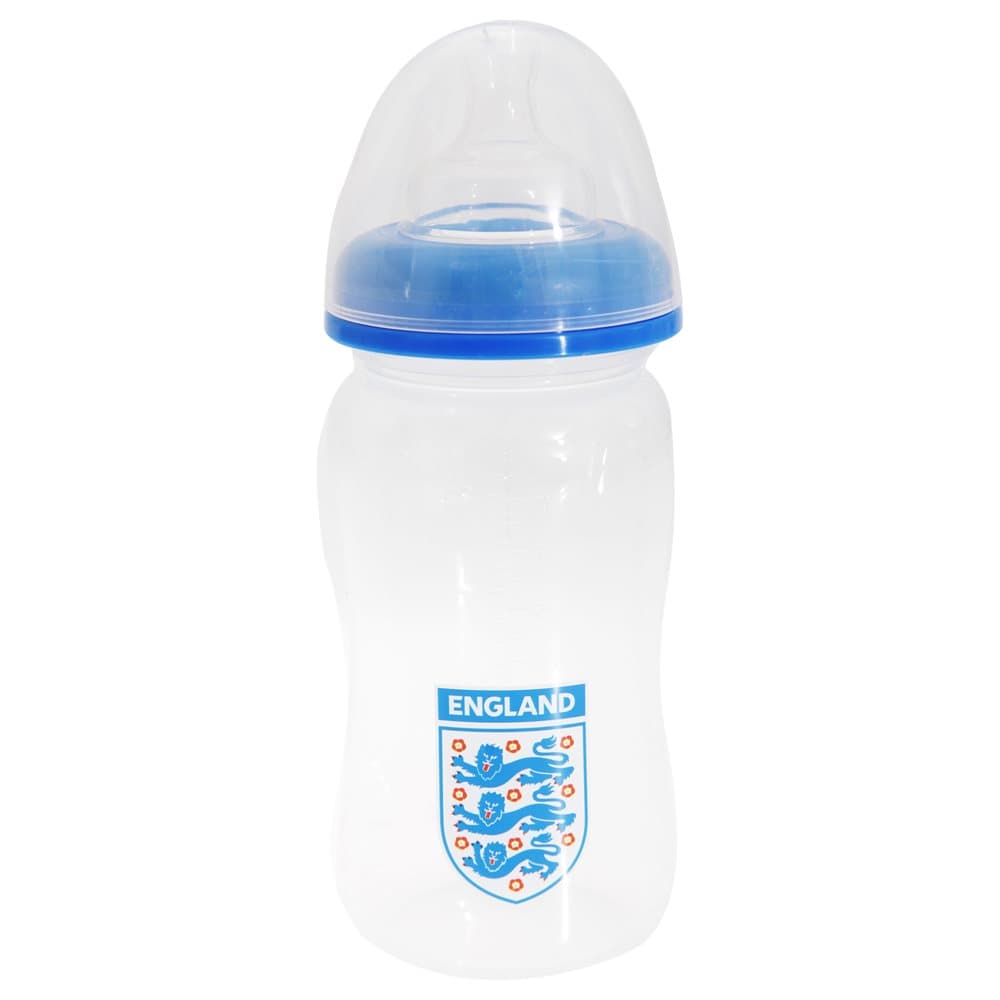 England FA Official Baby/Infant Three Lions Football Crest Feeding Bottle