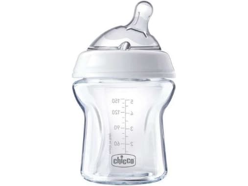 Chicco Naturalfeeling glass bottle free flow 0m + 150ml