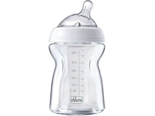 Chicco Naturalfeeling glass bottle free flow 0m + 250ml