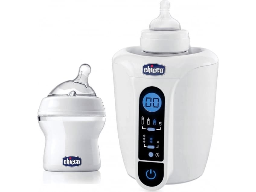 Chicco Digital Heater and 150 ml NaturalFeeling bottle