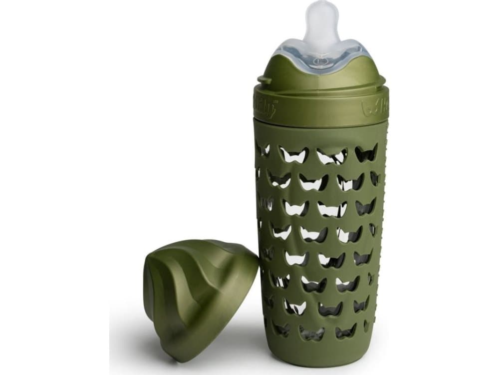 Herobility HeroEcoBottle anti-colic bottle - green, 320 ml