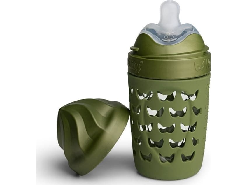 Herobility HeroEcoBottle anti-colic bottle - green 2m + 220 ml