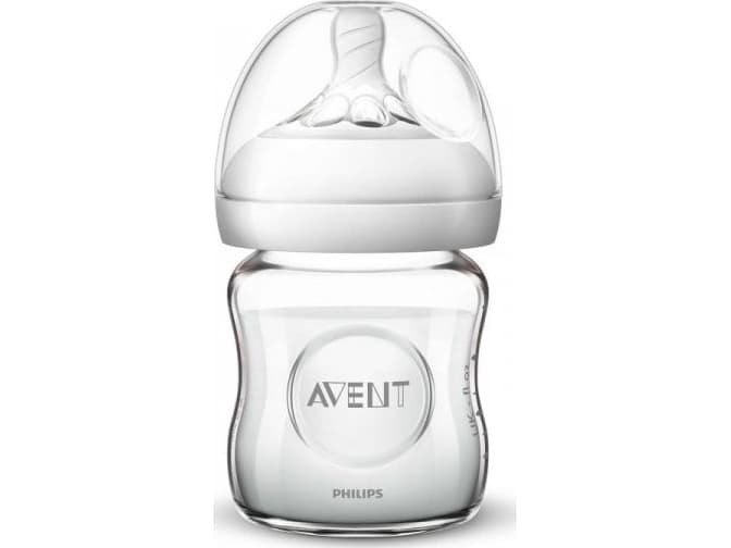 Philips Bottle Natural 2.0 Glass 0m + 120ml (SCF051/17)