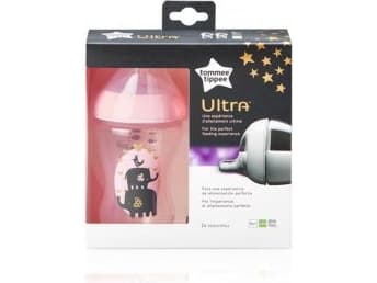 Tommee Tippee BOTTLE ULTRA 2X260ML PINK (TT0350)