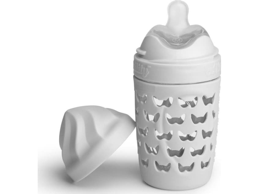 Herobility HeroEcoBottle anti-colic bottle - gray, 220 ml