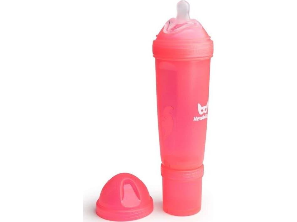 Herobility. Anti-Colic HeroBottle Orange 4m + 340 ml
