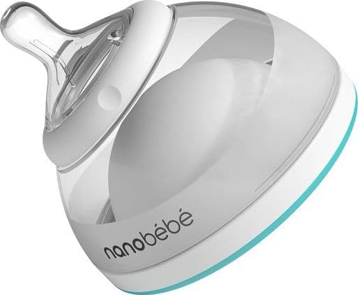 Nanobebe 150 ml feeding/food storage bottle - turquoise
