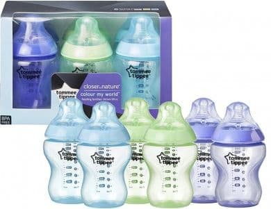 Tommee Tippee Color Bottle Boy 6x260ml (TT0376)
