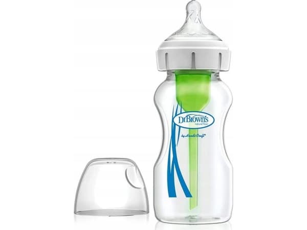 WB91700-BABY FEEDING BOTTLE DR BROWN`S WIDE NECK GLASS 270ML OPTIONS PLUS EAN