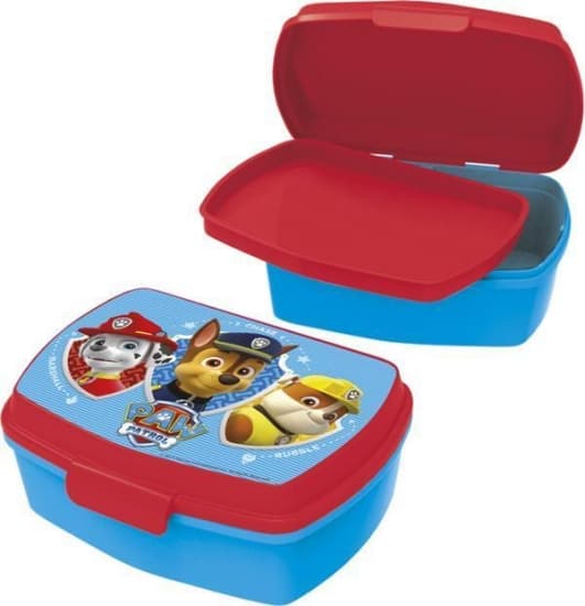 Paw Patrol Food Box med bakker blå / rød