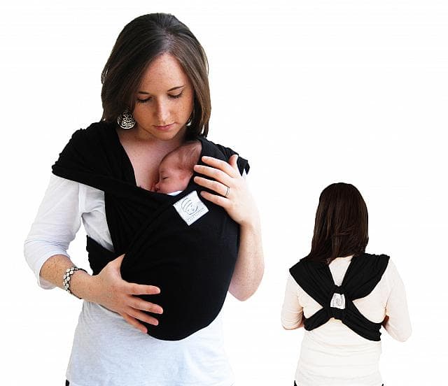 Bæresjal Baby K'tan Bomull Svart XS