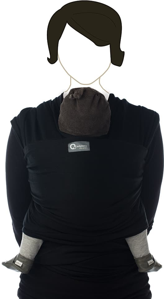 Bæresjal Tricot-Slen Organic Svart