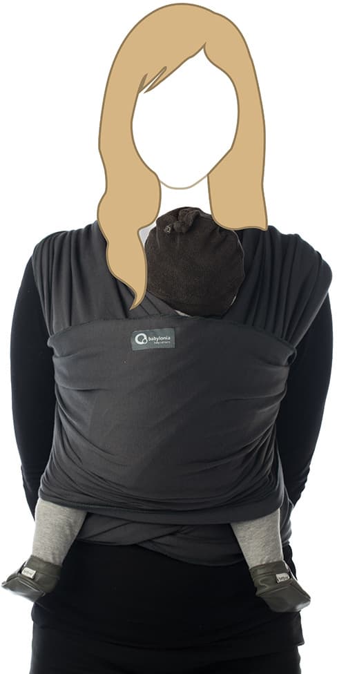 Bæresjal Tricot-Slen Organic Dark Grey