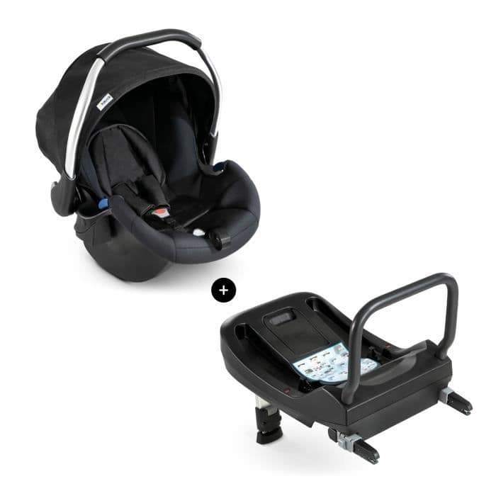HAUCK Ställ bilstolgrupp0 + Comfort Fix med isofix-bas - svart