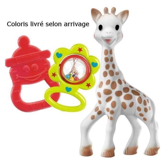 SOPHIE LA GIRAFE Baby gavepose bomuld tilfældig farve