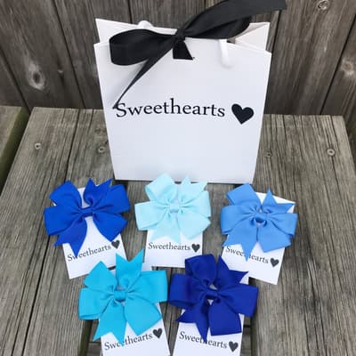 Sweethearts Hairbows - Giftset Blue