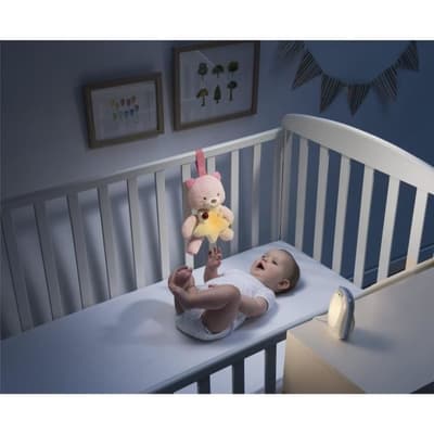 CHICCO Baby -äänimonitori ensimmäiset ensimmäiset unet + yövalo Little Bear First Dreams - vaaleanpunainen