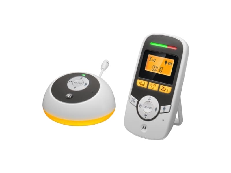 Motorola MBP161TIMER, DECT-babytelefon, 2 kanaler, 300 m, Flerfarget, Batteri, Batteri