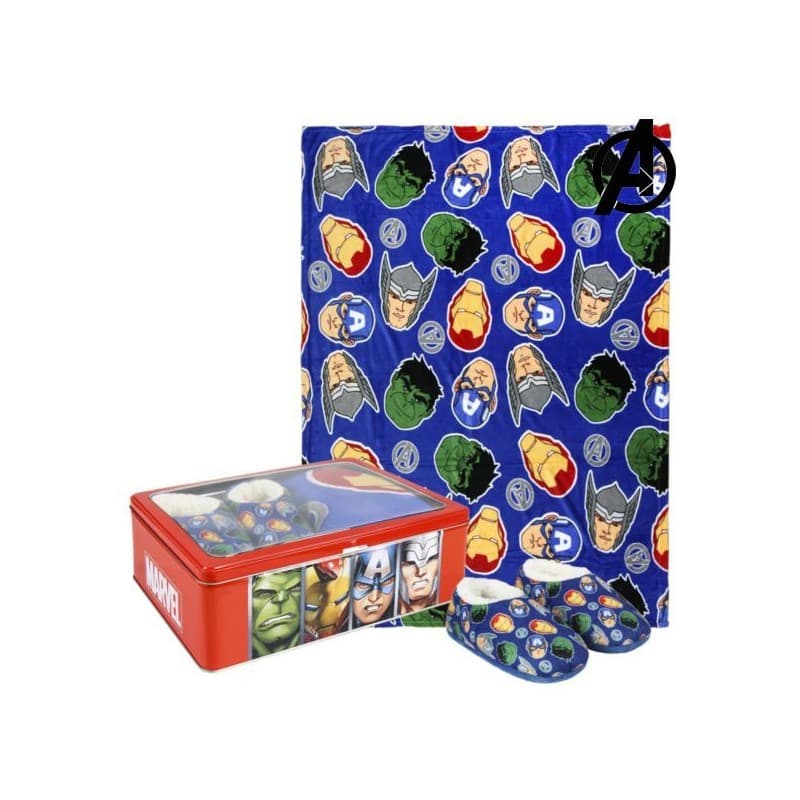 Metallboxen med Filt och Tofflor The Avengers . TYVÄRR SLUTSÅLD
