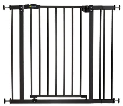 Sikkerhetsgrind Close'n Stop Safety Gate + 9 cm forlengning, Charcoal, Hauck