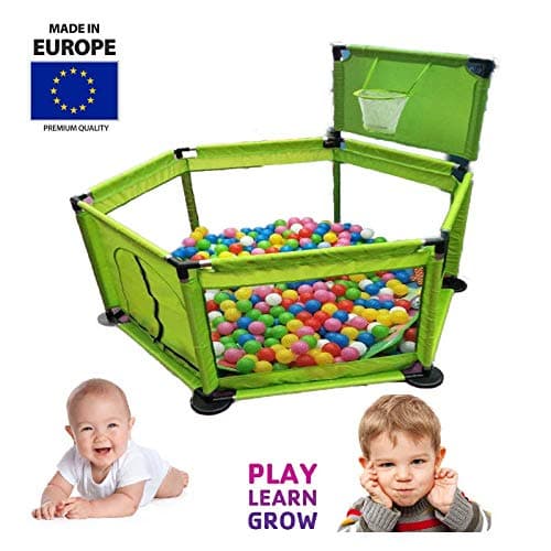 Tavalax playpen bærbar legeplads grøn