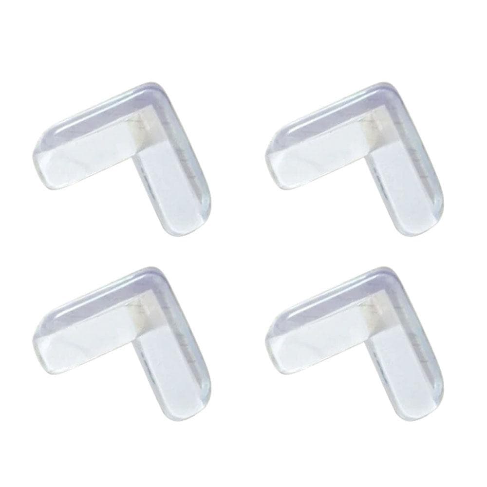L-formade transparenta hörnskydd barn 10-pack