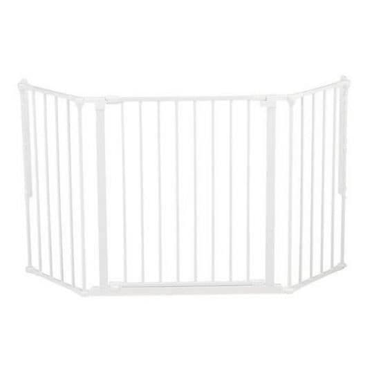 BABY DAN Flex M sikkerhedsbarriere - Blandet baby - hvid