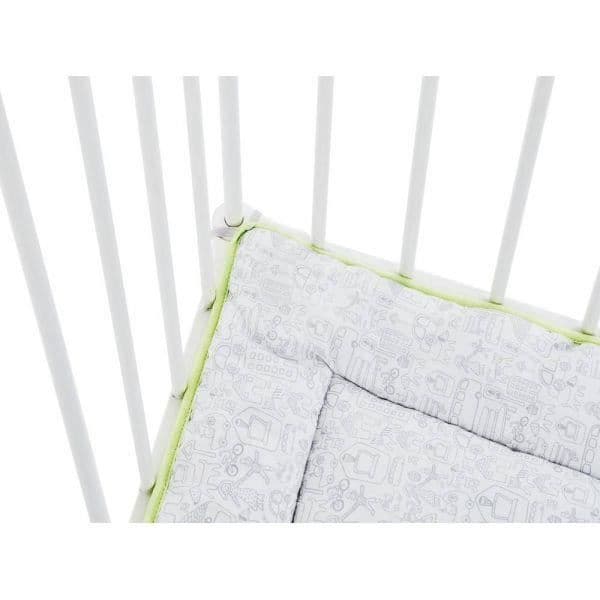 BABY DAN Parc Rect Flex - Unisex-vauva - valkoinen